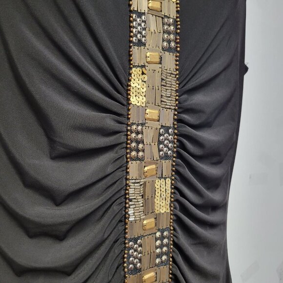 Jolibel Black Strapless Sequin Dress Size 10 - NWOT - Picture 7 of 13